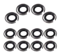 PRETYZOOM Lot de 12 D'anneaux de Retenue pour hoc 1/2 en Fer et Caoutchouc Anneaux de Friction pour Éviter le Glissement Fixation Sécurisée des Douilles