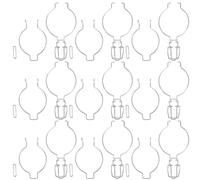 PRETYZOOM Lot de 12 d'étanchéité en Acier Inoxydable bocaux de conteneur de Boucles de de Pot Accessoires pour bocaux de Rangement hermétique