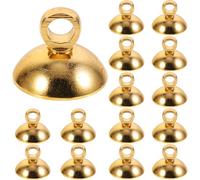 PRETYZOOM Lot de 15 Broches à Œil de Connexion en Métal Doré 8Mm pour Bijoux DIY Capuchons de Bélière Décoratifs pour Pendentifs Bracelets et Boucles D’Oreilles Artisanales