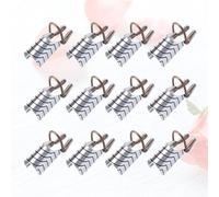 PRETYZOOM Lot de 15 Conseils en Aluminium Argenté Réutilisables pour Extension D'ongles Guide Précis, Accessoire Nail Art pour Salon Professionnel ou Usage Domestique