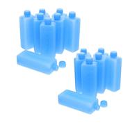 PRETYZOOM Lot de 15 Sachets Réfrigérants Réutilisables pour Ventilateur Refroidisseur D'air, Mini Taille Compacte, Blocs de Glace à Eau sans Danger, pour Camping, Conservation