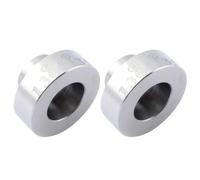 PRETYZOOM Lot de 2 Adaptateurs en Acier Inoxydable pour Conversion Moyeu Arrière Vélo 130 MM à 135 MM Siège de Conversion Vélo Route et VTT Compatibles Moyeux Boost Accessoires Robustes