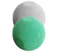 PRETYZOOM Lot de 2 Blocs de Mousse de Fleur Absorbante Ronde 9 CM Argile de Fleur pour Compositions et Loisirs Créatifs Base pour Fraîches et Séchées Support Mariage et Décoration