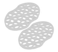 PRETYZOOM Lot de 2 Brosses à Boucler en Tpe Blanche, Peigne à Cheveux Bouclés pour Coiffage Maison et Salon, Brosse Volume Boucles Solide et Portable pour Types Variés de Cheveux