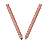 PRETYZOOM Lot de 2 Brosses à Cils Rose Gold, Applicateurs Recourbe-cils Portables, Matériau Solide, Adaptés à Divers Types de Cils, pour Maquillage des Yeux Quotidien