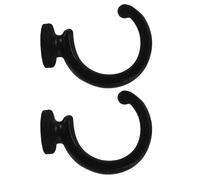 PRETYZOOM Lot de 2 Crochets Muraux en Alliage de Zinc pour Embrases de Rideaux, Solide et Faciles à Installer, Design Classique pour Pièces Traditionnelles