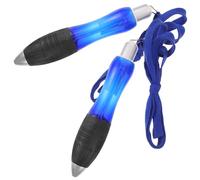 PRETYZOOM Lot de 2 Étuis de Protection Lestés pour Stylos Larges en Plastique Bleu Accessoire de Bureau Ergonomique Prise en Main Stable et Confortable pour L'Écriture Prolongée