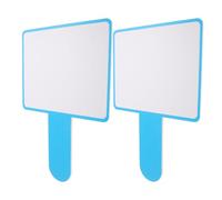 PRETYZOOM Lot de 2 Mini-Tableaux d'Élèves Effaçables à Sec 20X30 CM en Mousse Bleu Ciel, Tableau Blanc Pédagogique Face, Outil Portatif pour Vote et Évaluation en Classe ou Bureau