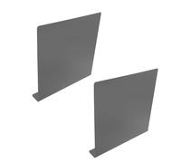 PRETYZOOM Lot de 2 Pare-éclaboussures en Pvc Noir pour Évier avec Ruban Adhésif Double Face, Étanche et Installation Facile, pour Salle de Bain Cuisine