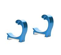 PRETYZOOM Lot De 2 Patères En Aluminium En Forme De Dauphin Peu Encombrantes Pour Vêtements Installation Facile Au Mur Pour Cuisine Et Dressing