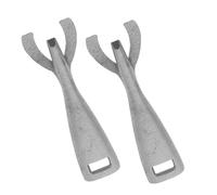 PRETYZOOM Lot De 2 Pinces En Fonte Pour Poêle à Fajitas Et Plaque Chauffante, Résistantes Et Multifonctions, Accessoires Pour Barbecue Et Cuisson Au Four, Outils Pratiques Pour Grillades