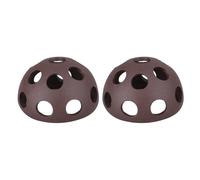 PRETYZOOM Lot de 2 Pots D'élevage en Argile pour Crevettes et Poissons, Nid de Reproduction Hémisphérique en Céramique Poreuse, Décoration Sûre pour Aquarium sous-Marin