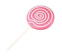 PRETYZOOM Lot de 2 sucettes Prop Candy Jumbo - 14 cm - pour fête d'anniversaire - Accessoires de Photographie - Rose