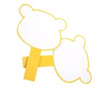 PRETYZOOM Lot de 2 Tableaux d'Affichage Portables 20X27 CM en PVC Rigide Tableau Blanc Effaçable Simple Face Panneau de Notation pour Juges et Salle de Classe Usage Scolaire et