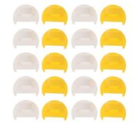 PRETYZOOM Lot de 20 Accessoires de Couture Règle à Marge 3 MM 4 MM Guide-Pouce Multifonction en Plastique Robuste Outil de Surjet Précis pour Ourlets et Bordures Usage Manuel et Machine