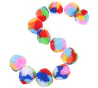 PRETYZOOM Lot de 20 Balles Jouets pour Chats en Peluche et Fil de Laine Colorées, Interactives pour Stimuler L'intérêt et Améliorer L'activité des Chatons D'intérieur