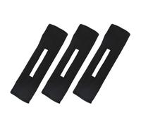 PRETYZOOM Lot de 3 Bandeaux Noirs Métalliques pour Chignon, Outil à Nouer et Décorer les Cheveux, Accessoire Coiffure pour Sport, Plage et Usage Quotidien, Bandeaux à Cheveux Résistants