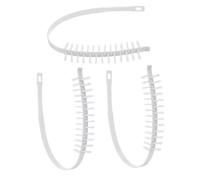 PRETYZOOM Lot De 3 Brosses De Nettoyage Pour Machine À Laver Manche Long Pour Cuve Intérieure Pour Machine À Laver À Tambour En Abs Blanc