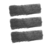 PRETYZOOM Lot de 3 Coussinets de Rechange pour Chauffe-Mains Fibre de Verre Grise Compatible Retention de Chaleur Camping et Randonnée en Plein Air