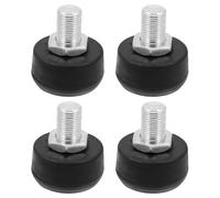 PRETYZOOM Lot de 4 Butées de Frein en Caoutchouc Noir à Structure Alvéolée pour Patins à roulettes Quad Freinage Sécurisé et Précis Compatible Usage Extérieur Accessoire de Remplacement