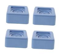 PRETYZOOM Lot de 4 Coussinets Stabilisateurs Antichoc pour Pieds de Machine à Laver, Patins Anti-vibrations en Caoutchouc Robuste, Socles Élévateurs Polyvalents pour Électroménagers