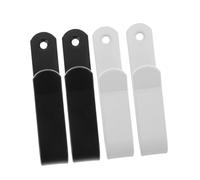 PRETYZOOM Lot de 4 Crochets Muraux en Métal pour Snowboard Supports Robustes Noirs et Blancs Étagère de Rangement Murale Polyvalente pour Garage et Chambre Cintres de Rangement pour