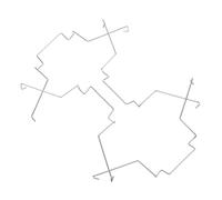 PRETYZOOM Lot De 4 Crochets Pour Ventilateur De Refroidissement Clips Pour Ventilateur De Radiateur Accessoires De Refroidissement Pour Ordinateur Support De Montage Pour Dissipateur