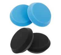 PRETYZOOM Lot de 4 Set de Éponges de Polissage Noires et Bleues pour Boules de Bowling, Tampons de Nettoyage sans Rayure, Kit Multifonctionnel pour Entretien et Rénovation, Salle de Loisirs
