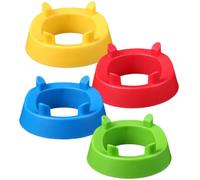 PRETYZOOM Lot De 4 Supports De Ballons De Sport Support De Sport Tee De Coup De Pied Rugby Air Hockey Maillet Coussinets En Feutre Panier Tees De Rugby Support De Sport De Ligue