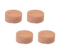 PRETYZOOM Lot de 4 Tampons en Liège Naturel pour Trombone Basse Sib Coussins de Clés pour Instruments à Vent Accessoires Solide pour Protection et Entretien Couleur Kaki Compatibles