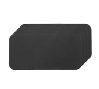 PRETYZOOM Lot De 4 Tapis De Protection Pour Machine À Coudre Tapis Anti-Vibrations Avec Poignée Amortisseur De Bruit Noir Tpe