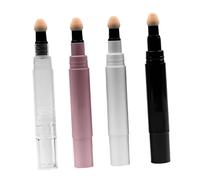 PRETYZOOM Lot de 4 Tubes Cosmétiques de 5ml pour Blush Liquide, Matériau Pp et Pc, Étanches et Faciles à Transporter, Usage Quotidien et Rangement Trousse de Maquillage