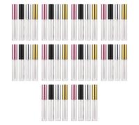 PRETYZOOM Lot de 40 Tubes Vides pour Gloss à Lèvres de 10ml en Abs, Rechargeables et Portables avec Forme Unique, Vos Cosmétiques Vous-même