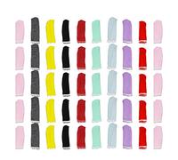 PRETYZOOM Lot de 50 protège-doigts en coton respirant anti-transpirant pour téléphone portable Game Finger Housse de protection pour les doigts pour téléphone portable, accessoires de peinture,
