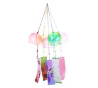 PRETYZOOM Lot de 6 Carillons Décoratifs en Verre pour Balcon Extérieur