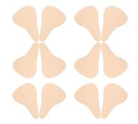 PRETYZOOM Lot de 6 Paires de Patchs Solaires Ultra-Fins de T Protection UV Visage Adhérence Résistante à la Transpiration Confortables et Légers pour Golf Randonnée et Activités de