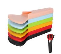 PRETYZOOM Lot de 6 Porte-ciseaux Magnétiques en Pp Aimant Doux, Étuis Protecteurs pour Ciseaux Cuisine, Évitent les Rayures sur Réfrigérateur et Perte des Ciseaux