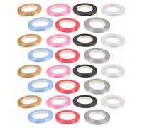 PRETYZOOM Lot de 80 Rubans Serpentins Colorés pour Ballons 10 Mètres par Rouleau Ficelles Larges pour Décoration d'Anniversaire Mariage et Fête Rubans d'Emballage et Décoratifs