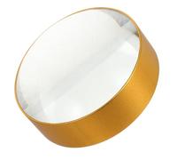 PRETYZOOM Loupe à Dôme en Verre Cristal 4X 75mm Loupe de Lecture Sphérique Presse-Papier Décorative pour Bureau et Espace de Lecture Design Optique Élégant