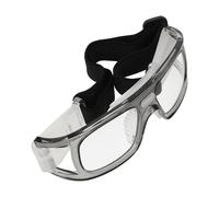 PRETYZOOM Lunettes de Protection Sport avec Technologie Anti-buée et Lentilles Résistantes aux Chocs, Monture en PC et Sangle Réglable, pour Football et Cyclisme