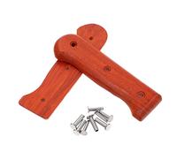 PRETYZOOM Manche de Couteau Naturel Accessoire de Remplacement Robuste pour Usage Facile à Installer et Lot Complet pour Rénovation de Couteaux de Cuisine
