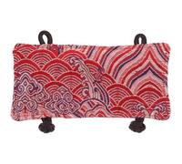 PRETYZOOM Manchon De Poignée De Casserole Rouge Isolant Anti-brûlure en Tissu Résistant à La Chaleur pour Usage Culinaire Et Protection Mains, Accessoire Lavable Et Antidérapant Cuisine Sûre