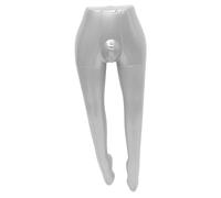 PRETYZOOM Mannequin Gonflable Demi-Corps Homme en PVC, Jambes Gonflables Légères et Réutilisables pour Présentation de Pantalons en Magasin, Boutique ou Usage Personnel