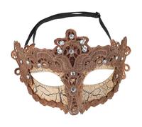 PRETYZOOM Masque de Bal Doré et Scintillant en Dentelle pour Femme Ambiance