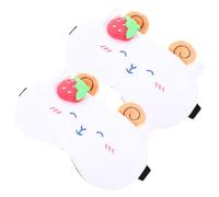 PRETYZOOM Masques de Sommeil Confortables Lot de 2 Plusieurs styles Masque Relaxant Yeux Repos en Velours pour Adultes et Garçon et Filles Pendant les Voyages Plusieurs styles