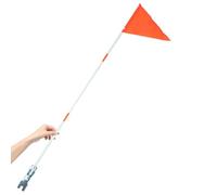 PRETYZOOM Mât de Drapeau pour Vélo Support de Drapeau de Voiture en Fibre de Verre Accessoires Compact Facile à Installer Ne Tombe Pas Facilement pour Camion et Voiture Couleur Aléatoire