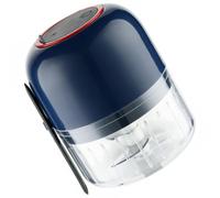 PRETYZOOM Mini Broyeur à Ail Électrique Multifonction USB Rechargeable en Abs et Acier Inoxydable 300ml Cuisine, Presse-ail Pratique et Broyeur de Viande Compact