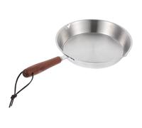 PRETYZOOM Mini Casserole En Inox Crêpière Grille-pain à Sandwich Poêle En Acier Au Carbone Wok En Acier Poêles à Oeufs Antiadhésives Pots à Petite Poêle à Crêpes Acier Inoxydable Polyvalent
