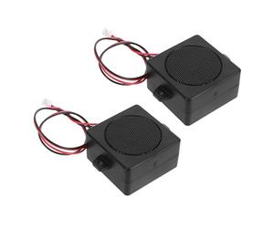 PRETYZOOM Mini Haut-parleur à Cavité Unique 5 W 4 Ohms, Haut-parleur Tweeter et Basses, Enceinte Compacte en Plastique et Métal, Compatible Systèmes Audio Domestiques et Appareils