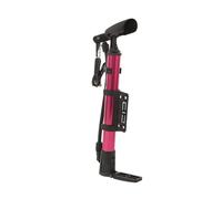 PRETYZOOM Mini Pompe à Air Portable pour Vélo et Trottinette Électrique, Alliage D'aluminium Léger, Compatible avec Valves Standard et Presta, Gonflage Rapide